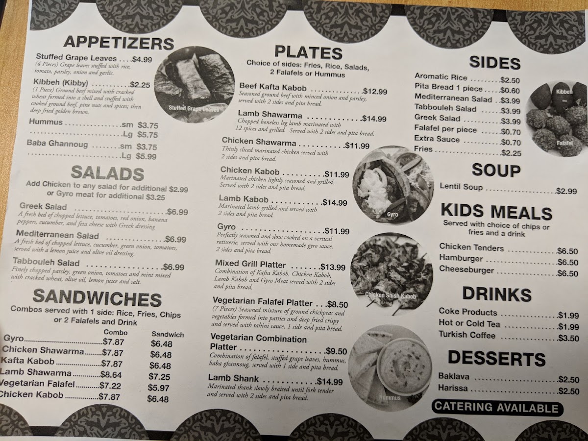 Menu Manna Mediterranean Grill-2